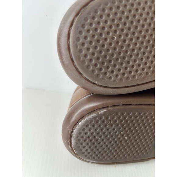 BRANNON MENS SHOE 9.5 M TAN LEATHER SLIP ON JOHNSTON&MURPHY 25-9256